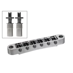   B-162-C Boston  bridge for e-guitar, tune-o-matic, stud spacing 73,0mm, stud diam 6,5mm, chrome