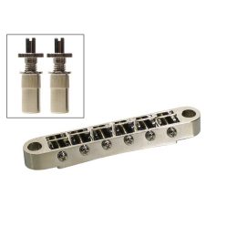   B-162-N Boston  bridge for e-guitar, tune-o-matic, stud spacing 73,0mm, stud diam 6,5mm, nickel