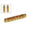 B-165-G Boston  bridge for e-guitar, tune-o-matic, stud spacing 73,5mm, stud diam 6,0mm, gold