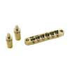 B-166-G Boston  bridge for e-guitar, tune-o-matic, stud spacing 74,0mm, stud diam 6,5mm, gold