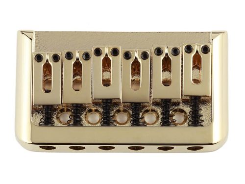 B-1700-G Boston  bridge-tailpiece, PRS-model, pitch: 10,5mm, string through body, gold