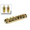 B-200-G Boston  bridge for e-guitar roller bridge model, with studs, 14" radius, stringspacing 50,4mm, gold