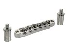 B-205-N Boston  bridge for e-guitar roller bridge model, with studs, nickel, 15" radius, M8 thread bolts