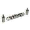 B-205-N Boston  bridge for e-guitar roller bridge model, with studs, nickel, 15" radius, M8 thread bolts