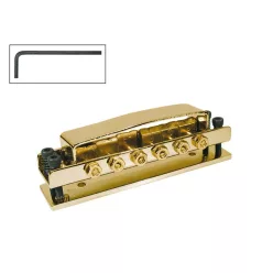 B-210-G Boston  bridge for e-guitar, RICK model, gold