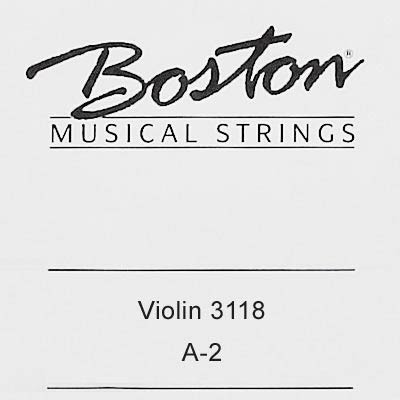 B-3118-A Boston  A-2 string for violin 1/8, chrome steel