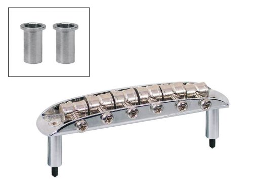 B-450-C Boston  bridge for e-guitar, chrome, mustang style