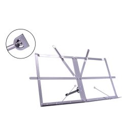 B-800-SV Boston  table top music stand, foldable, silver