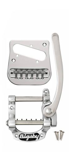 B-B5KIT-CH Bigsby  B5 vibrato tailpiece, Telecaster modification kit, polished aluminium