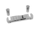 B-GTB-C Wilkinson  bridge-tailpiece, G-model, with studs, adjustable GB saddle, chrome