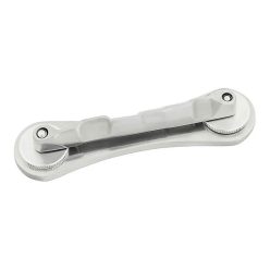   B-SRKBWT-PA Bigsby  Sorkin (bowtie) bridge assembly, polished aluminium