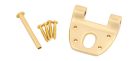 B-XSHHPS-G Bigsby  extra short hinge with pin and screws, gold plated