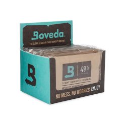   B49-70-OWC Boveda  retail pack 12x 70gr 49%, in counter top box