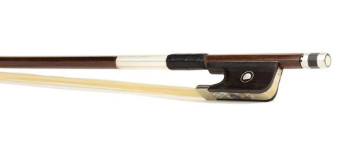 BA-25/12 ELS  viola bow,1/2, brazilwood, octagonal stick, ebony frog, parisian eye, fully nickel mounted