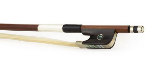 BA-50/12 ELS  viola bow,1/2, pernambuco, octagonal stick, ebony frog, parisian eye, fully nickel mounted