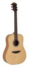 BAA1 Bromo Appalachian Series dreadnought guitar, spruce top, amara ebony fb, natural