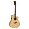 BAA2CE Bromo Appalachian Series auditorium guitar, cutaway with EQ, amara ebony fb, natural