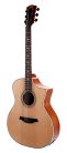 BAA4CE Bromo Appalachian Series auditorium guitar, amara ebony fb, BZP1 electronics, natural