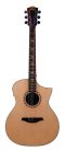 BAA4CE Bromo Appalachian Series auditorium guitar, amara ebony fb, BZP1 electronics, natural