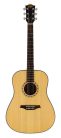 BAB1 Bromo Blanc Series dreadnought guitar, amara ebony fb, natural