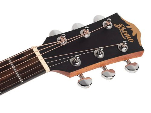 Bromo BAB1 (Blanc Series) – chitară dreadnought, top din molid, tastieră Amara ebony, naturală