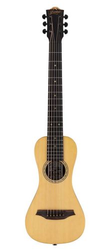 Bromo BAR3 Rocky Mountain Series Тревъл китара – Изцяло масивна конструкция, ебонов гриф, натурален финиш, с ремък и здрав калъф