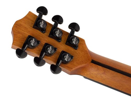 Bromo BAR3 Rocky Mountain Series Тревъл китара – Изцяло масивна конструкция, ебонов гриф, натурален финиш, с ремък и здрав калъф