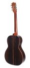 BAR6 Bromo Rocky Mountain Series parlor guitar all solid tonewoods, amara ebony fb, natural, with heavy duty bag