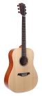 BAT1NL Bromo Tahoma Series lefthanded dreadnought guitar with solid spruce top, amara ebony fb, natural - plastic free