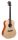 BAT1NL Bromo Tahoma Series lefthanded dreadnought guitar with solid spruce top, amara ebony fb, natural - plastic free