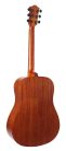 BAT1NL Bromo Tahoma Series lefthanded dreadnought guitar with solid spruce top, amara ebony fb, natural - plastic free