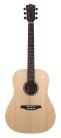 BAT1N Bromo Tahoma Series dreadnought guitar with solid spruce top, amara ebony fb, natural - plastic free