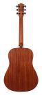 BAT1N Bromo Tahoma Series dreadnought guitar with solid spruce top, amara ebony fb, natural - plastic free