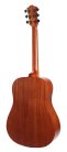 BAT1N Bromo Tahoma Series dreadnought guitar with solid spruce top, amara ebony fb, natural - plastic free