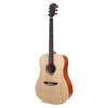 BAT1N Bromo Tahoma Series dreadnought guitar with solid spruce top, amara ebony fb, natural - plastic free