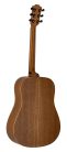 BAT1 Bromo Tahoma Series dreadnought guitar with solid spruce top, amara ebony fb, natural