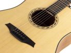 BAT1 Bromo Tahoma Series dreadnought guitar with solid spruce top, amara ebony fb, natural