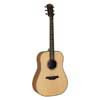 BAT1 Bromo Tahoma Series dreadnought guitar with solid spruce top, amara ebony fb, natural