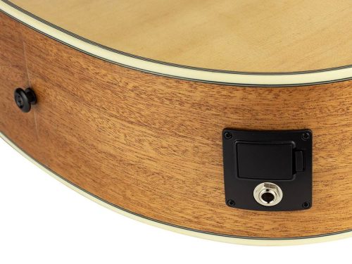 Bromo BAT2CE (Tahoma Series) – chitară auditorium cu top din molid solid, cutaway și EQ, tastieră Amara ebony, naturală