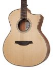 BAT4C Bromo Tahoma Series auditorium guitar with solid spruce top, cutaway, amara ebony fb, natural