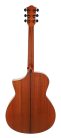 BAT4MC Bromo Tahoma Series auditorium guitar with solid mahogany top, cutaway, amara ebony fb, natural