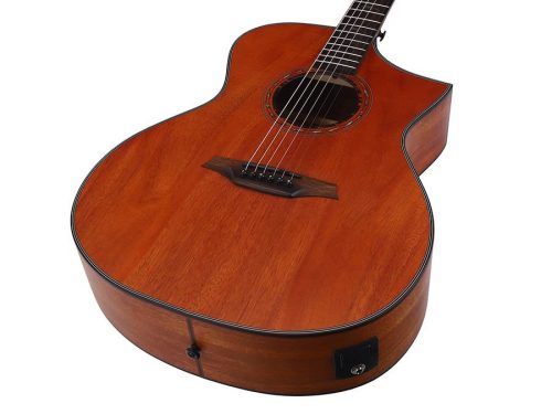 Bromo BAT4MC (Tahoma Series) – chitară auditorium cu top din mahon solid, cutaway, tastieră Amara ebony, natur