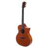 BAT4MC Bromo Tahoma Series auditorium guitar with solid mahogany top, cutaway, amara ebony fb, natural