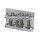 BB0356010 Allparts  Gotoh 201B4 bass bridge, chrome