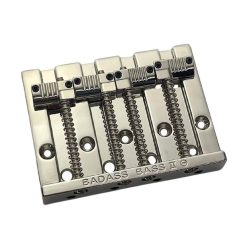   BB3342001 Allparts  Leo Quan® Badass II 4-string bass bridge, grooved saddles, nickel