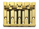 BB3342002 Allparts  Leo Quan® Badass II 4-string bass bridge, grooved saddles, gold