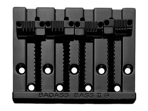 BB3342003 Allparts  Leo Quan® Badass II 4-string bass bridge, grooved saddles, black