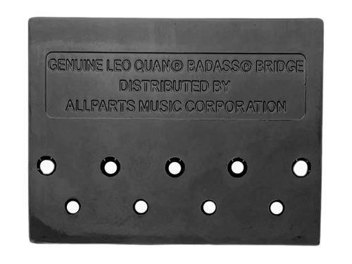 BB3342003 Allparts  Leo Quan® Badass II 4-string bass bridge, grooved saddles, black