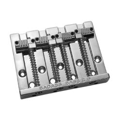   BB3342010 Allparts  Leo Quan® Badass II 4-string bass bridge, grooved saddles, chrome