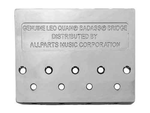 BB3342010 Allparts  Leo Quan® Badass II 4-string bass bridge, grooved saddles, chrome